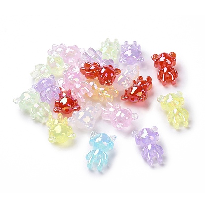 Transparent Acrylic Imitation Jelly Beads, Girl