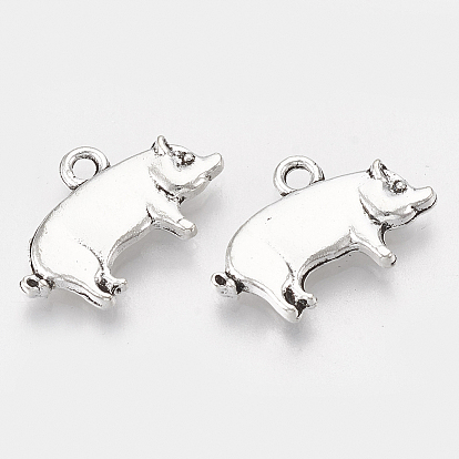 Сплавочные подвески тибетского стиля, поросенок