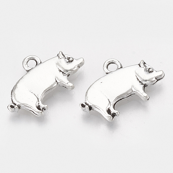 Сплавочные подвески тибетского стиля, поросенок