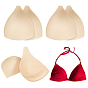 Полиэстеровые вкладыши для бюстгальтера, треугольные, с губкой