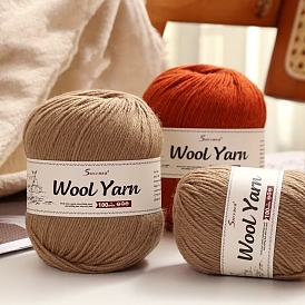 Wool Yarn, Hand Knitting Threads, for Baby Sweater Scarf Fabric Needlework Craft