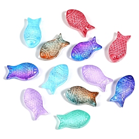 Abalorios de colores vario hechos a mano, pescado