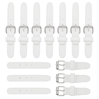 Boucles de manteau en cuir PU, pour accessoires de vêtement
