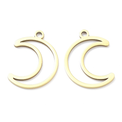 Ионное покрытие (ip) 316l подвески из хирургической нержавеющей стали, без никеля , лазерная резка, лунное очарование