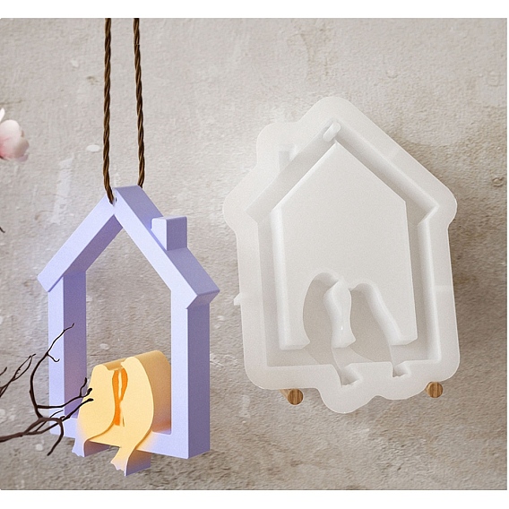 Силиконовые формы для подвесок, формы для литья смолы, дом