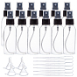 BENECREAT DIY Jewelry, Plastic Spray Bottle, Mini Transparent Plastic Funnel Hopper, 2ml Disposable Plastic Eye Dropper