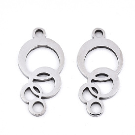 Pendentifs en acier inoxydable, Coupe au laser, forme de bulle