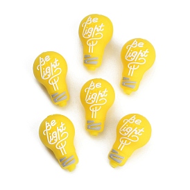 Cuentas de silicona, cuentas focales, bombilla de luz