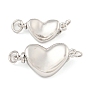 925 застежка из стерлингового серебра, сердце