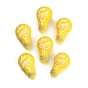 Silicone Beads, Focal Beads, Be Light Light Bulb