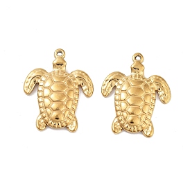 Ионное покрытие (ip) 304 подвески из нержавеющей стали, прелести морской черепахи