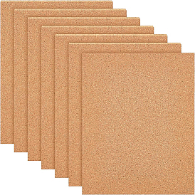 Feuilles de liège, feuilles de support en liège rectangle coaster pour la décoration murale, fête