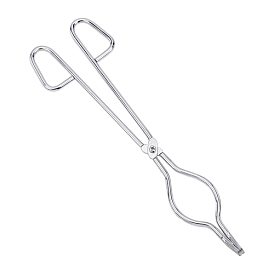 Olycraft Stainless Steel Crucible Tongs, Serrated Tips