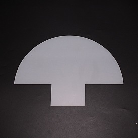 Acrylic Bag Template, Mushroom-shaped