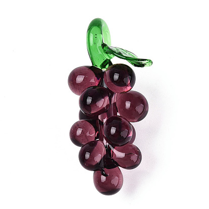 Большие подвески, лэмпворк, ручная работа , винограды