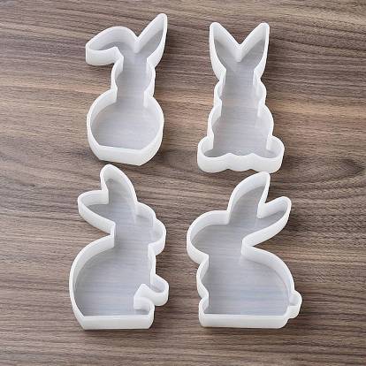 Пасхальные силиконовые формы для свечей своими руками, формы для литья смолы, кролик