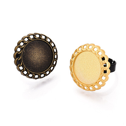 Основание-кольцо из сплава и железа с вращающимся подносом, плоская круглая подкладка для изготовления колец для снятия тревожности