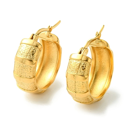 Вакуумное покрытие pvd 304 массивные серьги-кольца из нержавеющей стали для женщин