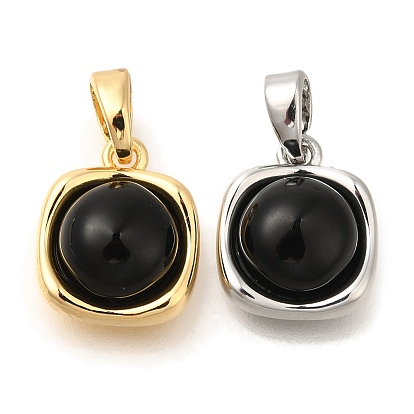 Латунные подвески, квадратных амулеты