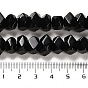 Obsidienne naturelle perles brins, facette, nuggets