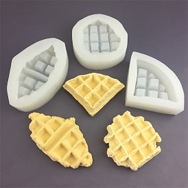 Waffle DIY Food Grade Silicone Display Molds, Resin Casting Molds, Clay Craft Mold Tools