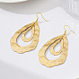 Alloy Dangle Earrings for Women, Teardrop