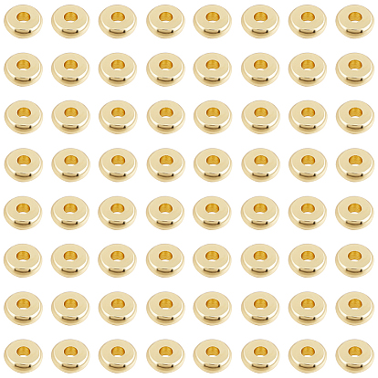 200 шт. Латунные распорные втулки, без никеля , плоско-круглые