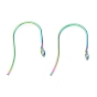 316 Крючки для сережек из хирургической нержавеющей стали с ионным покрытием (IP), провод уха, с петлями
