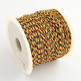 Braided Nylon Cord for Chinese Knot Making, 1.5mm, about 109.36 yards(100m)/roll