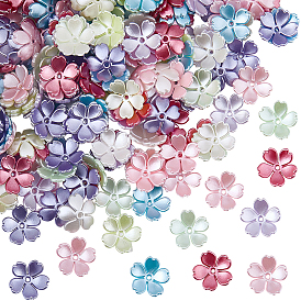 200шт. аэрозольная краска, АБС-пластик, имитация перламутровых колпачков, 5-лепестков цветка