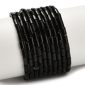 Природные обсидиана бисер нитей, колонка