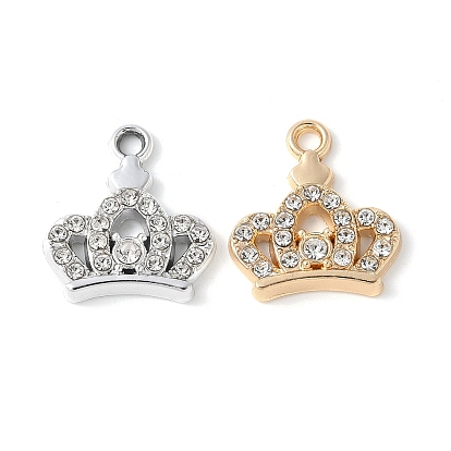 Сплава кристалла горный хрусталь подвески, стойки покрытие, без кадмия, без никеля и без свинца, корона