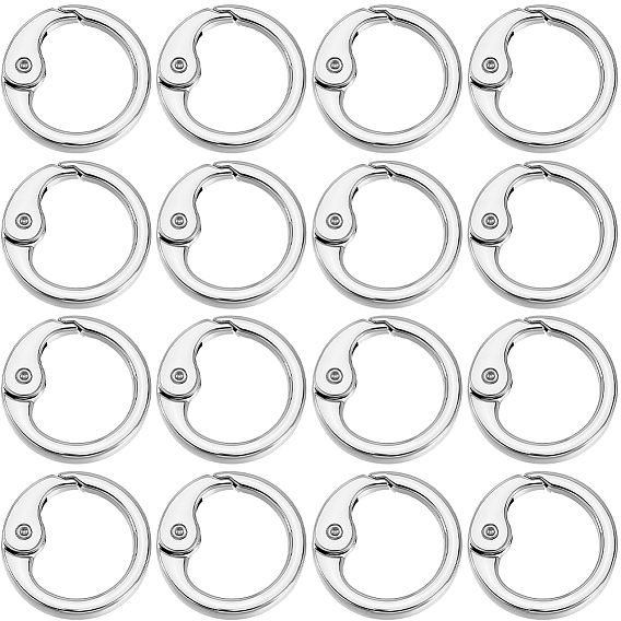 18шт. сплав пружинных затворных колец, кольцо