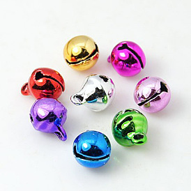 Brass Bell Charms, Nice For Christmas Day Decoration, Mixed Color