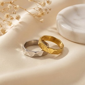 Текстурированные 304 кольца для пальцев из нержавеющей стали