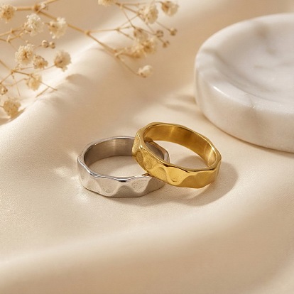 Текстурированные 304 кольца для пальцев из нержавеющей стали