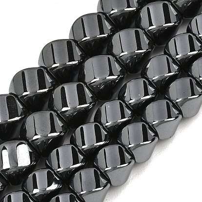 Synthetic Non-magnetic Hematite Beads Strands, Twist, Grade 5A