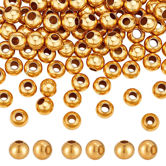 100шт ионное покрытие (IP) 304 шарики из нержавеющей стали, круглые