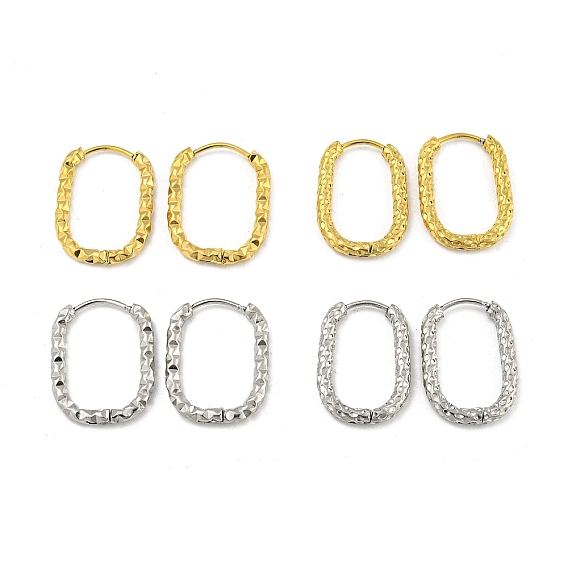 304 из нержавеющей стали серьга, прямоугольные