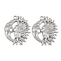 304 Stainless Steel Pendants, Sun & Moon Kiss Charms