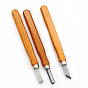 Steel Wood Carving Knife Set, with Wooden Handles, Hand Carving Tool, for DIY Sculpture Carpenter