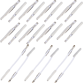 200шт 2 стили эластичный колючий шнур, фурнитура из нержавеющей стали , для фиксации пальцевого кольца