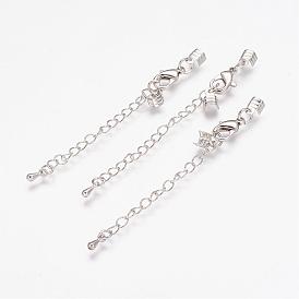 Messing Kettenverlängerung, mit Karabiner verschlüsse, Nickel frei, Bleifrei und cadmium frei