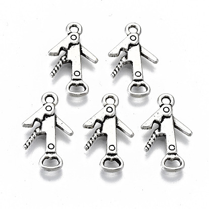 Сплавочные подвески тибетского стиля, открывалка для бутылок, без кадмия и без свинца