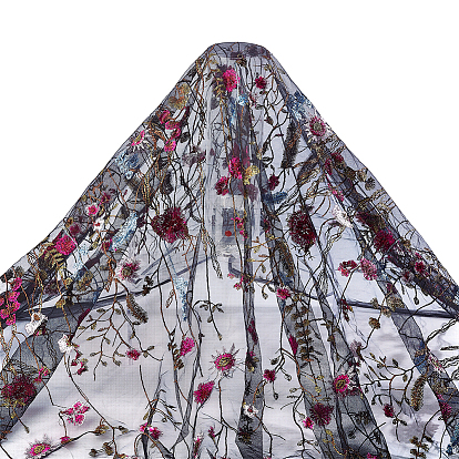 3 ярдов полиэстерового кружевного полотна с цветочным узором, аксессуары