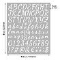 Selbstklebende Aufkleber, zur Kartenherstellung, Scrapbooking, Tagebuch, Planer, Umschlag & Notizbücher, mit Buchstabe und Zahl
