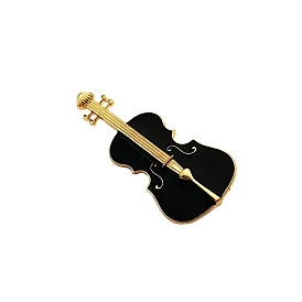 Violin Enamel Pins, Musical Instrument Alloy Brooch