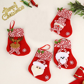 Christmas Sock Gift BagChristmas Decoration Sock PendantChristmas Sock Gift BagChristmas Candy Bag