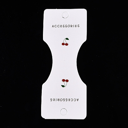 Складные бумажные карточки для демонстрации украшений с узором вишни для ожерелий, Браслеты, связи волос