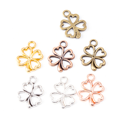 Pendentifs en alliage, trèfle